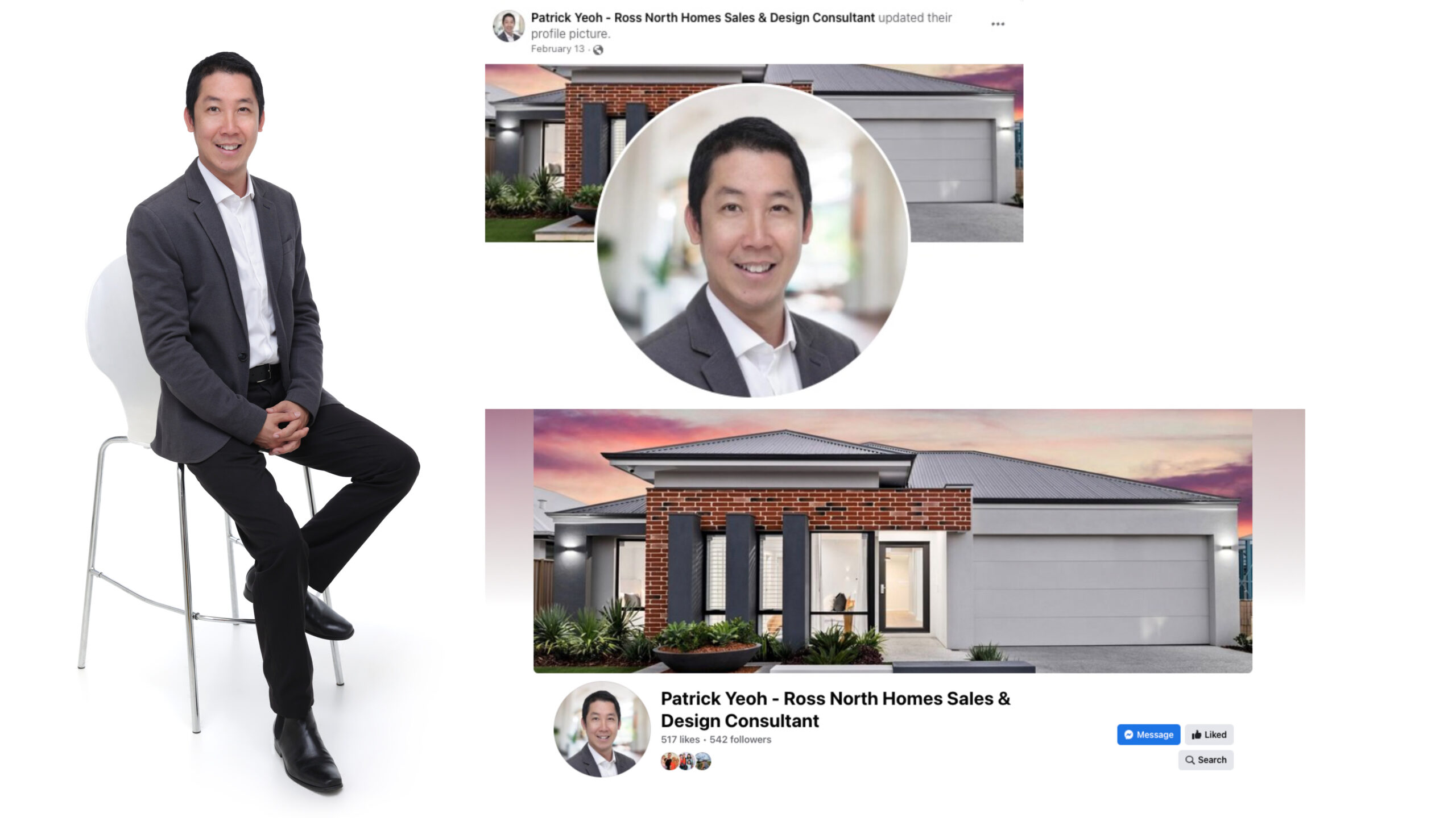 Perth Personal Branding Headshot for Patrick Yeoh - Ross North Homes